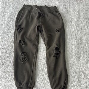 NSF saydee  Distressed slouchy Jogger Pants size large